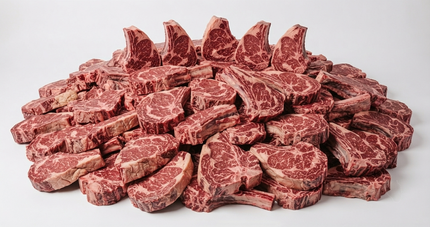 Chuletones madurados de vaca Frisona, Alemana y Simental — Carnicería Pérez Gil